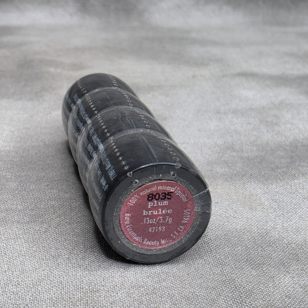 Bare Escentuals bareMinerals NATURAL 100% Lipstick PLUM BRULEE‎ Full Size SEALED